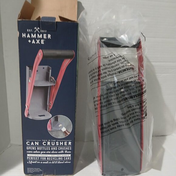 Roll over image to zoom in HAMMER + AXE Aluminum CAN Recycle Crusher. - Picture 3 of 6